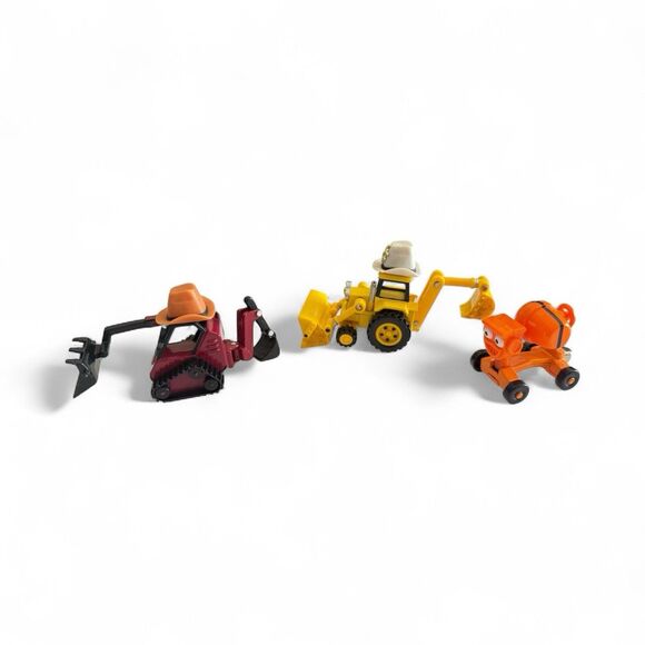 Learning Curve Bob The Builder Die Cast Cars Dizzy Scoop‎ Benny Lot of 3 Vintage - Picture 2 of 4